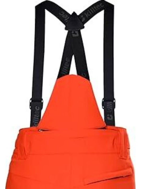 Killtec Ksw 79 37310-637 Kids Dungarees for Ski & Snowboard Orange