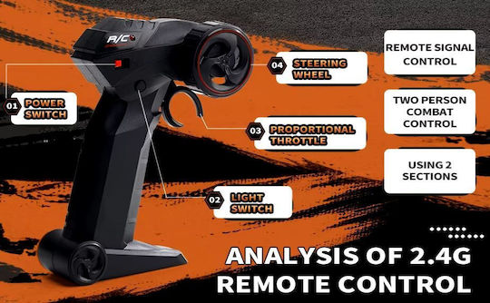 JJRC Jjrc Q181 Τηλεκατευθυνόμενο Αυτοκίνητο Πορτοκαλί