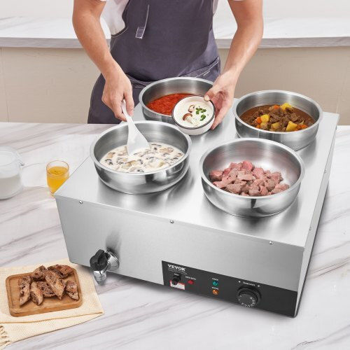 Vevor Bain Marie Servieren