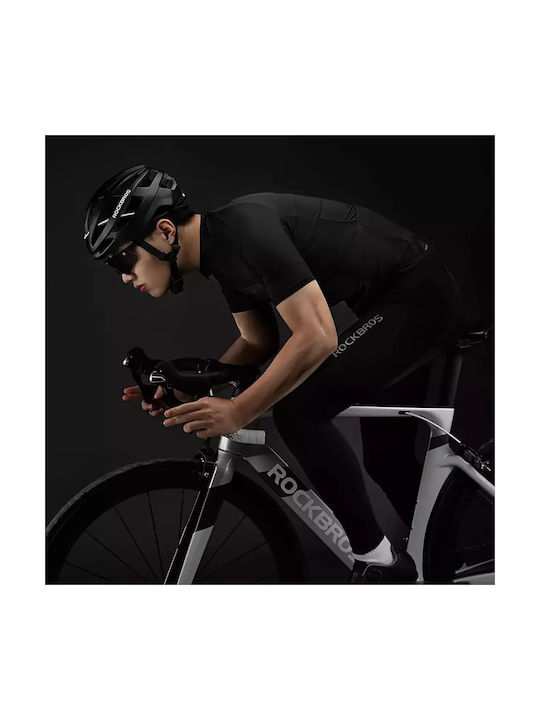 Rockbros Ανδρική Κοντομάνικη Μπλούζα Road Bike Μαύρη