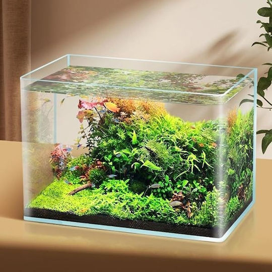 Fish Aquarium Capacity 23lt with 40x25x25cm White