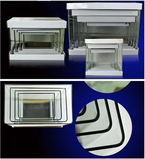 PF50-11 Fish Aquarium Capacity 11lt with 30x18x20cm White