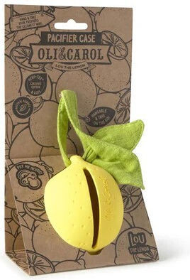Oli&Carol Θήκη Πιπίλας από Σιλικόνη Κίτρινη