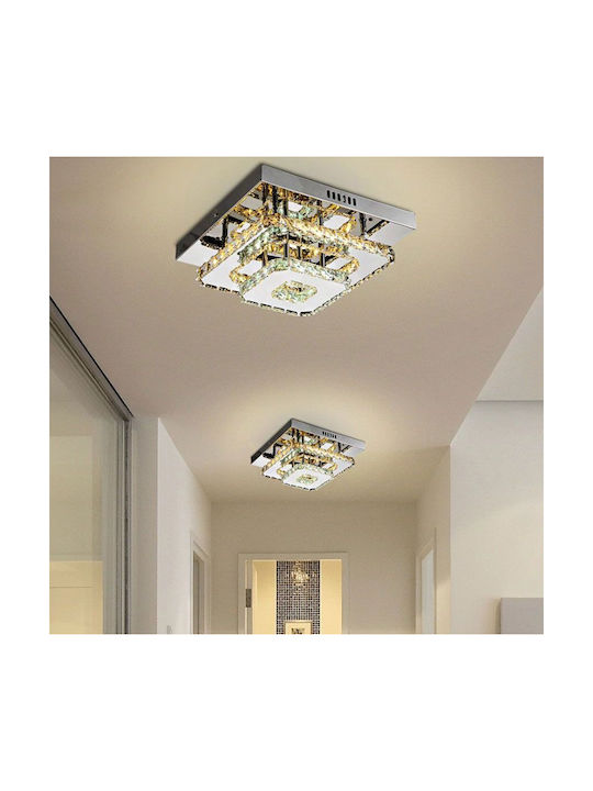 Toolight Πλαφονιέρα Οροφής με Ενσωματωμένο LED και Κρύσταλλα