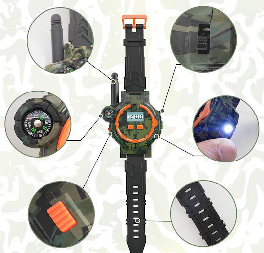 Walkie Talkie 2 Multifunktionsuhren Reichweite 200m Kompass Za5463