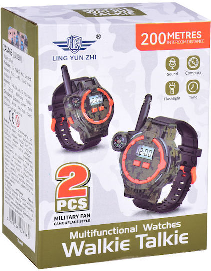 Walkie Talkie 2 Multifunktionsuhren Reichweite 200m Kompass Za5463