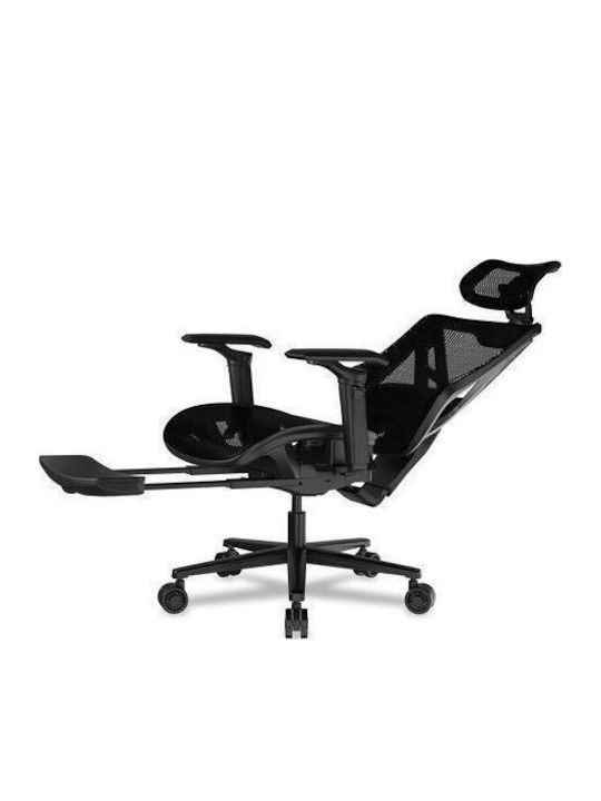 Cougar SPEEDER Καρέκλα Gaming με Ρυθμιζόμενα Μπράτσα και Υποπόδιο Μαύρη