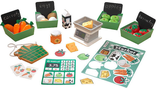 Kidkraft Farmer Market από Ξύλο για 3+ Ετών 34τμχ