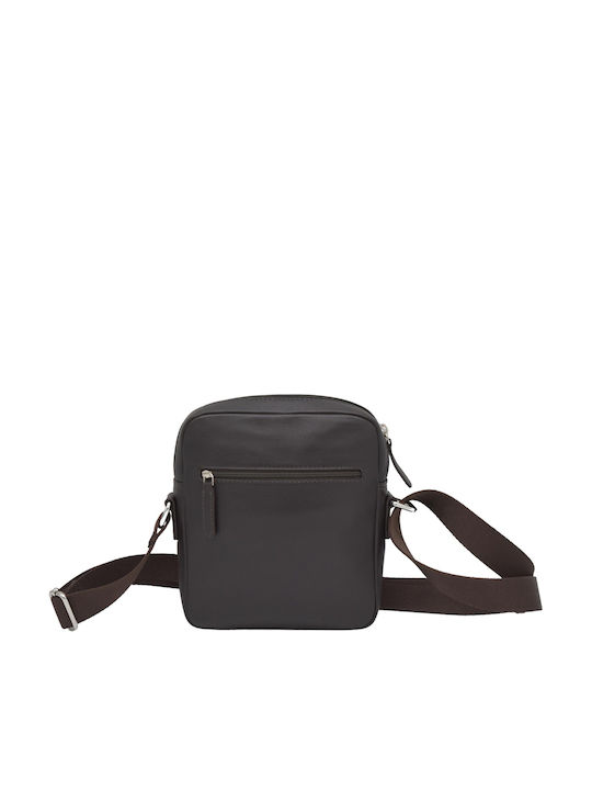 Uranus Men's Shoulder / Crossbody Bag Brown