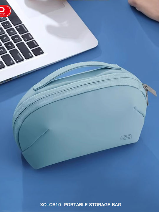 Necessaire in Blau Farbe 23cm