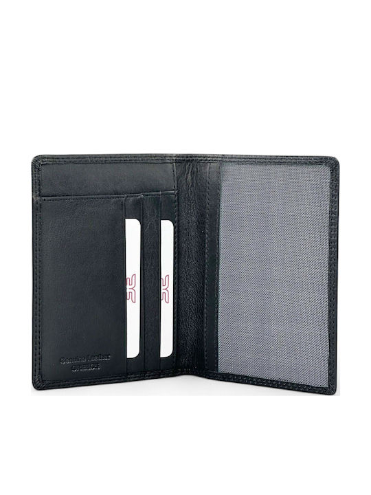 Leather Men's Wallet Cards Black