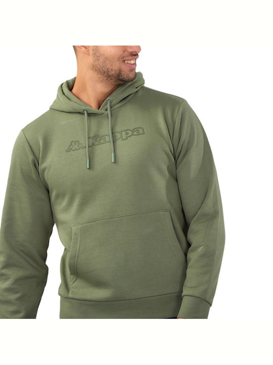 Kappa Sweatshirt with Hood Green