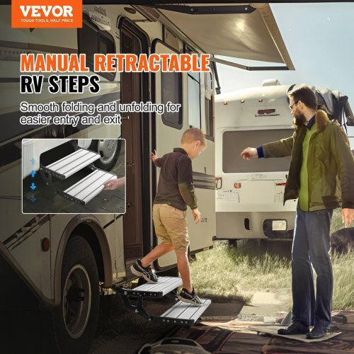 Wohnmobilstufen Vevor 2 Stufen 440 lbs