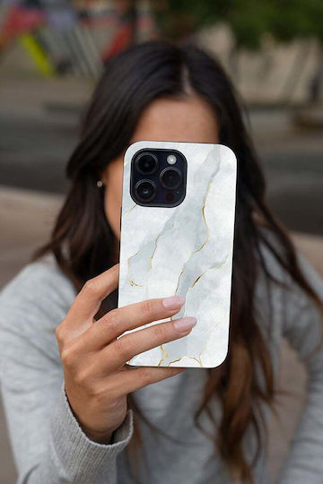 Sonique Marble Series Case Huawei P30 Lite White 01