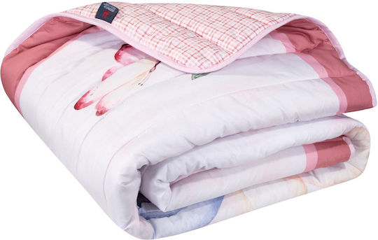 Greenwich Polo Club Kinderdecke Beidseitig Einzel mit Microfaserfüllung 8849 Pink, Rose 160x220cm