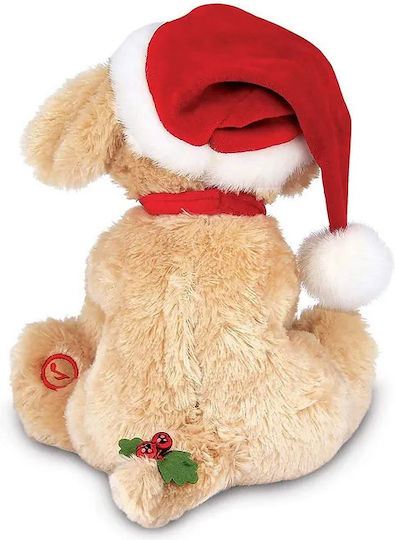 Plush Puppy Christmas with Motion & Sound of Santa Claus for 3+ Years