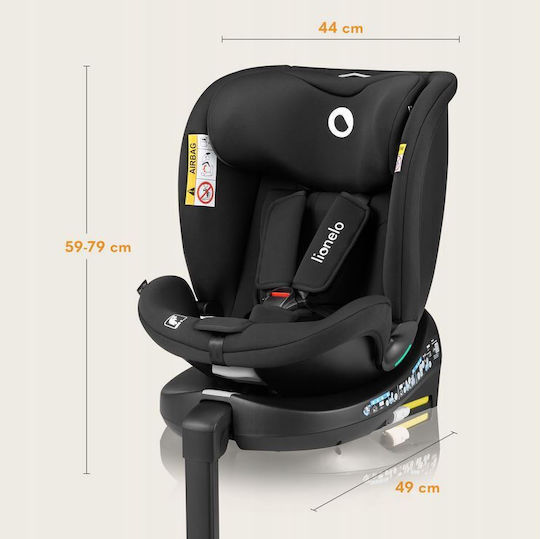 Lionelo Navy Baby Car Seat i-Size with Isofix Black Onyx