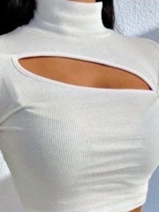 Women's Blouse Long Sleeve White