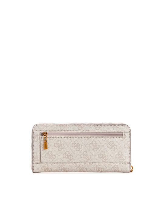 Guess Laurel Maxi Large Women's Wallet Cards Beige