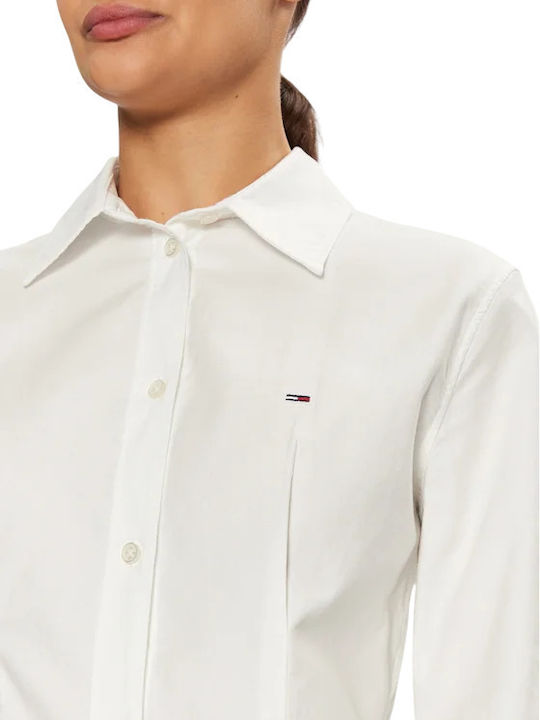 Mini Shirt Dress Ecru
