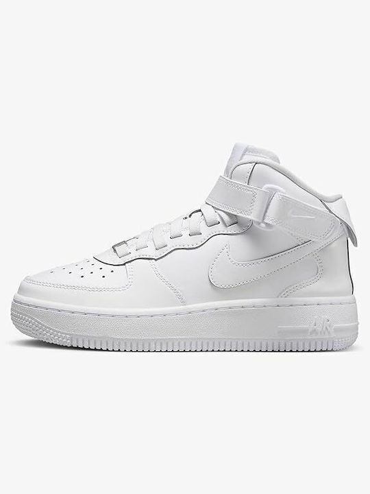 Nike Air Force 1 Παιδικά Sneakers High Λευκά