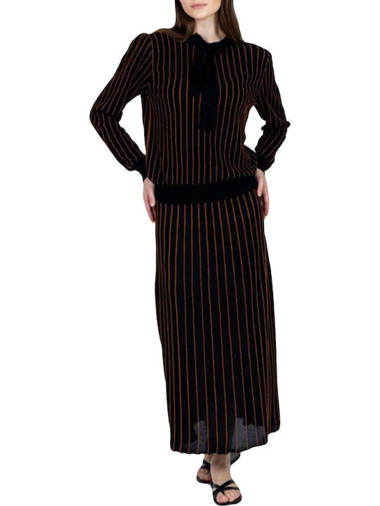 Skirt Amber Brown/black