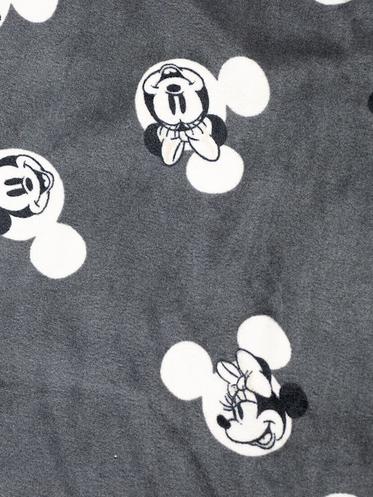 Disney Winter Damen Pyjama-Set Graphite Minnie Mouse