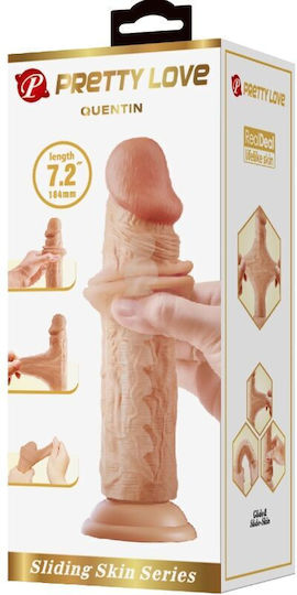 Pretty Love Realistic Dildo with Suction Cup Flesh 18cm