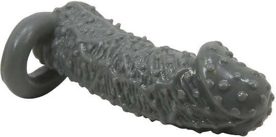 Pretty Love Penis Sleeve Προέκταση Πέους Γκρι 13cm