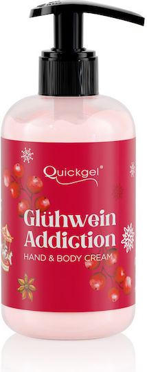 Quickgel Gluhwein Addiction Skin Care Set for Body Cleaning & Moisturizing 3pcs