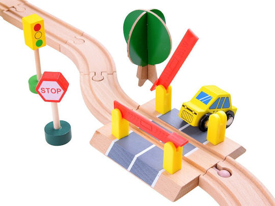 Jokomisiada Set mit Zug aus Holz für 1,5+ Jahre+ Jahre