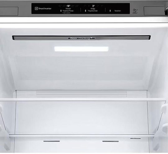 LG Ψυγειοκαταψύκτης 387lt Total NoFrost Υ203xΠ59.5xΒ68.2εκ. Ασημί GBV22L0EPY