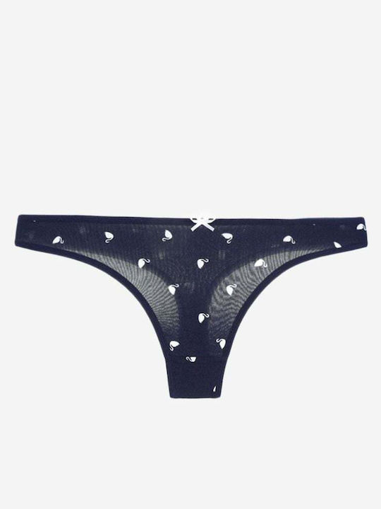 Damen Zeichenfolge Blau
