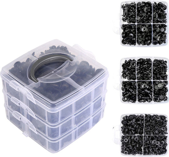 Set Cleme din Plastic pentru Mașină Ag741 Extractor Universal 625 bucăți