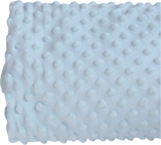 Queen Mother Baby Blanket Cot Hippo Friends Velvet Light Blue 110x150cm