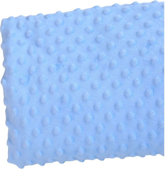 Queen Mother Baby Blanket Cot Hippo Friends Velvet Light Blue 110x150cm
