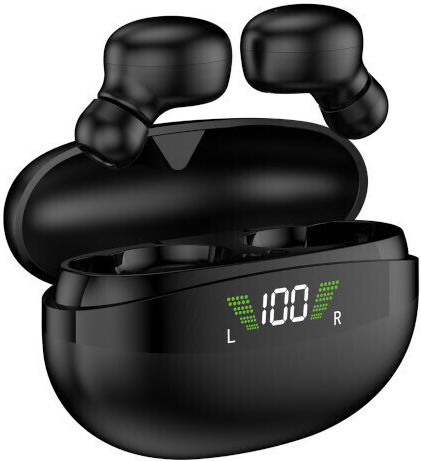 Akai Proffesional BTE-J350 In-ear Bluetooth Handsfree Ακουστικά με Θήκη Φόρτισης Μαύρα