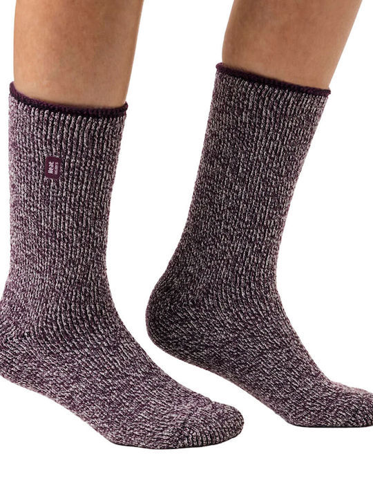 Heat Holders Thermal Socks Wine