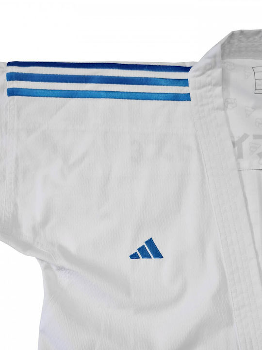 adidas K220 DNA Adults / Kids Karate Uniform White/Blue