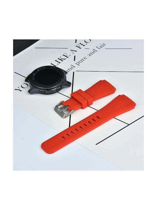 Rosenrosa Silikonarmband 22mm für Samsung & Huawei Smartwatch