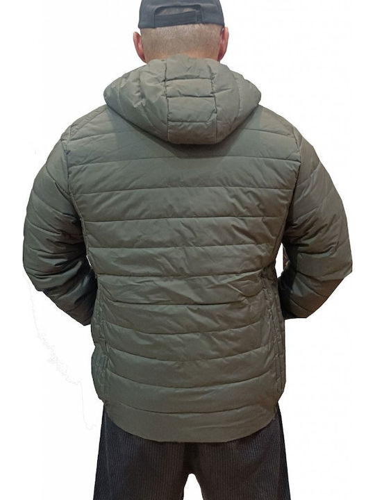 Winter Jacket Puffer Khaki