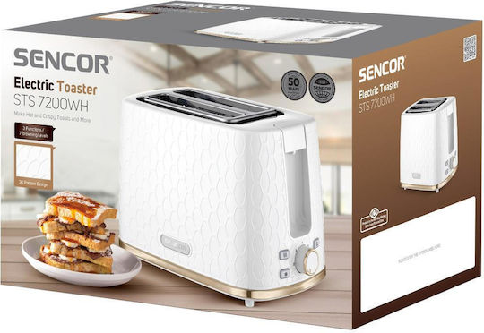 Sencor Тостер Двуместна 930W Бяла