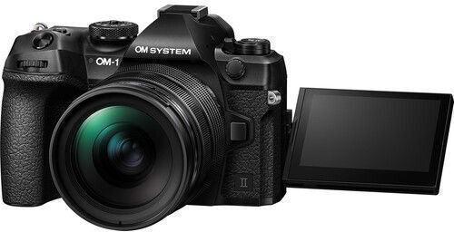 Olympus OM-1 Mark II Mirrorless Camera Kit (ED 12-40mm F2.8 PRO II) Black