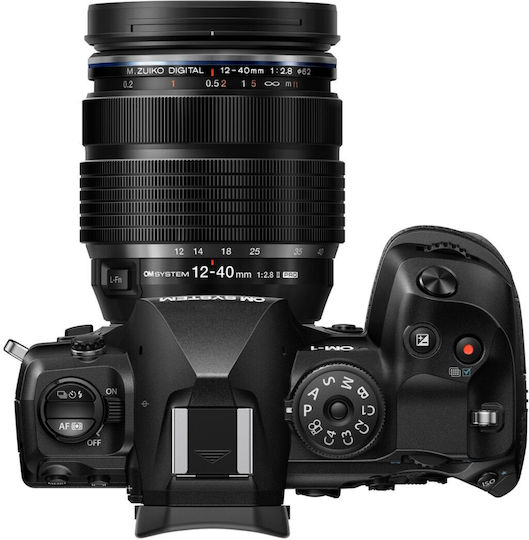 Olympus OM-1 Mark II Mirrorless Camera Kit (ED 12-40mm F2.8 PRO II) Black