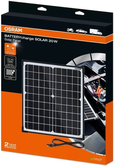 Osram Слънчево зарядно и поддържач за автомобилна батерия 12V 20 Вата