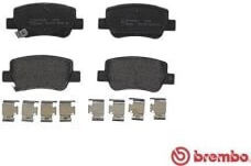 Brembo Disc Brake Pads Set Toyota Avensis 1.6-2.2d 11.08-10.18 Rear 50mm Height 109mm Width 17mm Thickness Bosch