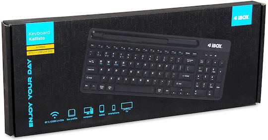 iBox Kallisto Wireless Bluetooth Keyboard Only English US