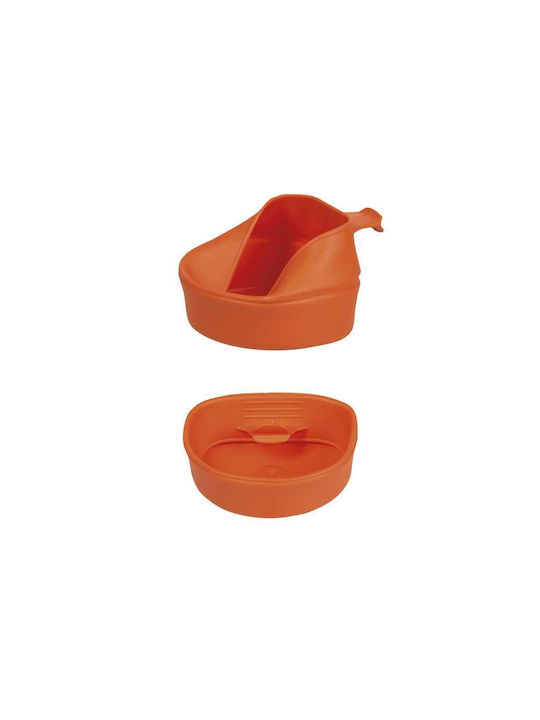 Mil-Tec Wildo Fold-A-Cup Cană Plastic Portocaliu 600ml