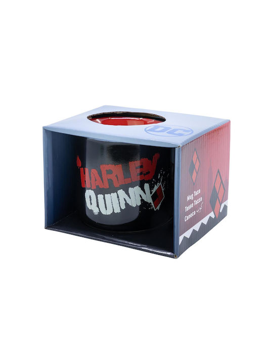 Stor Harley Quinn Becher Keramik 400ml