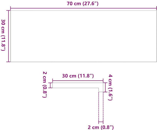 Vidaxl Treppenmatten 16 Stk. Hellbraun 70x30x2 cm Eichenholz Braun